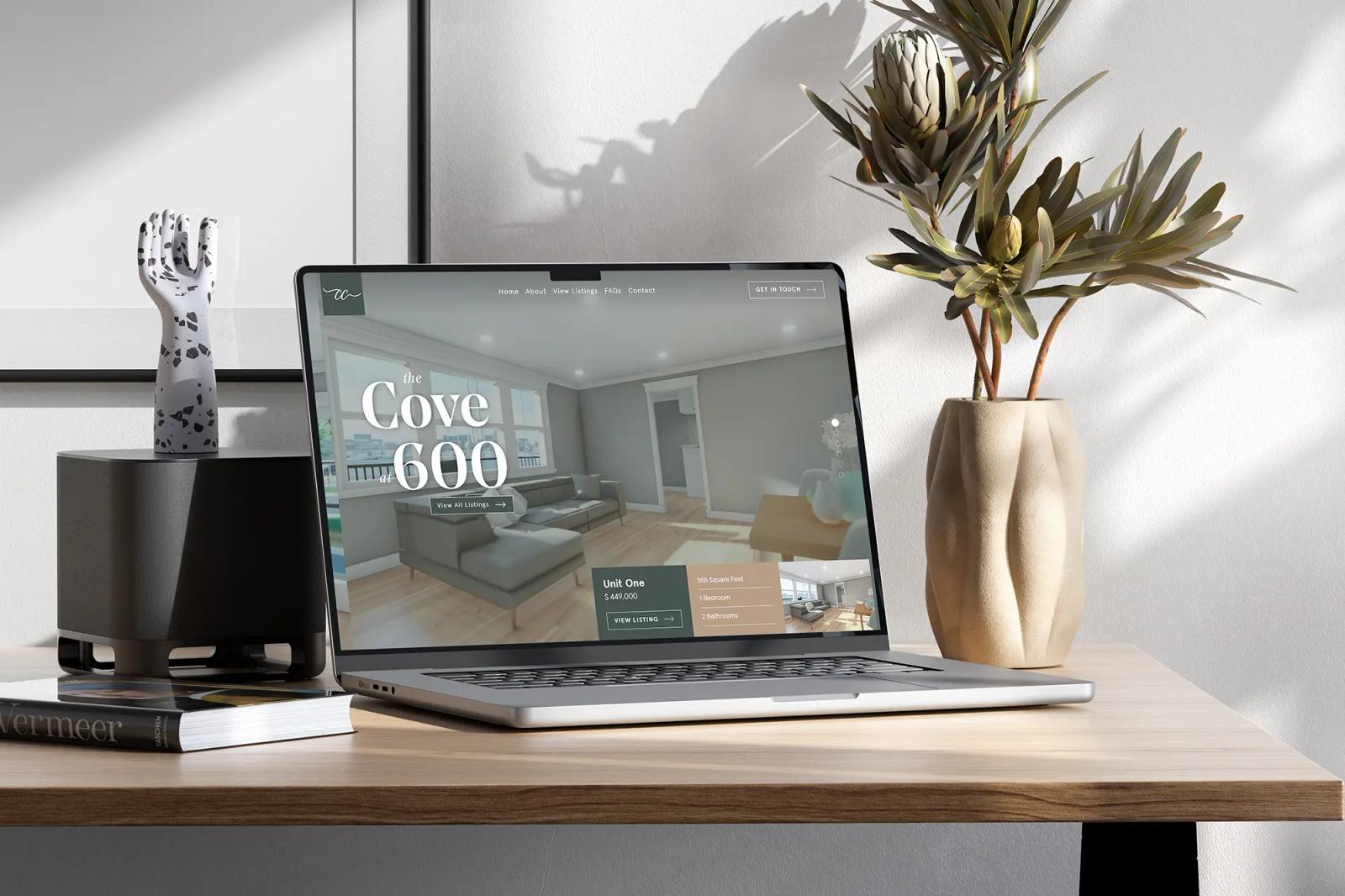 Cove Condos website