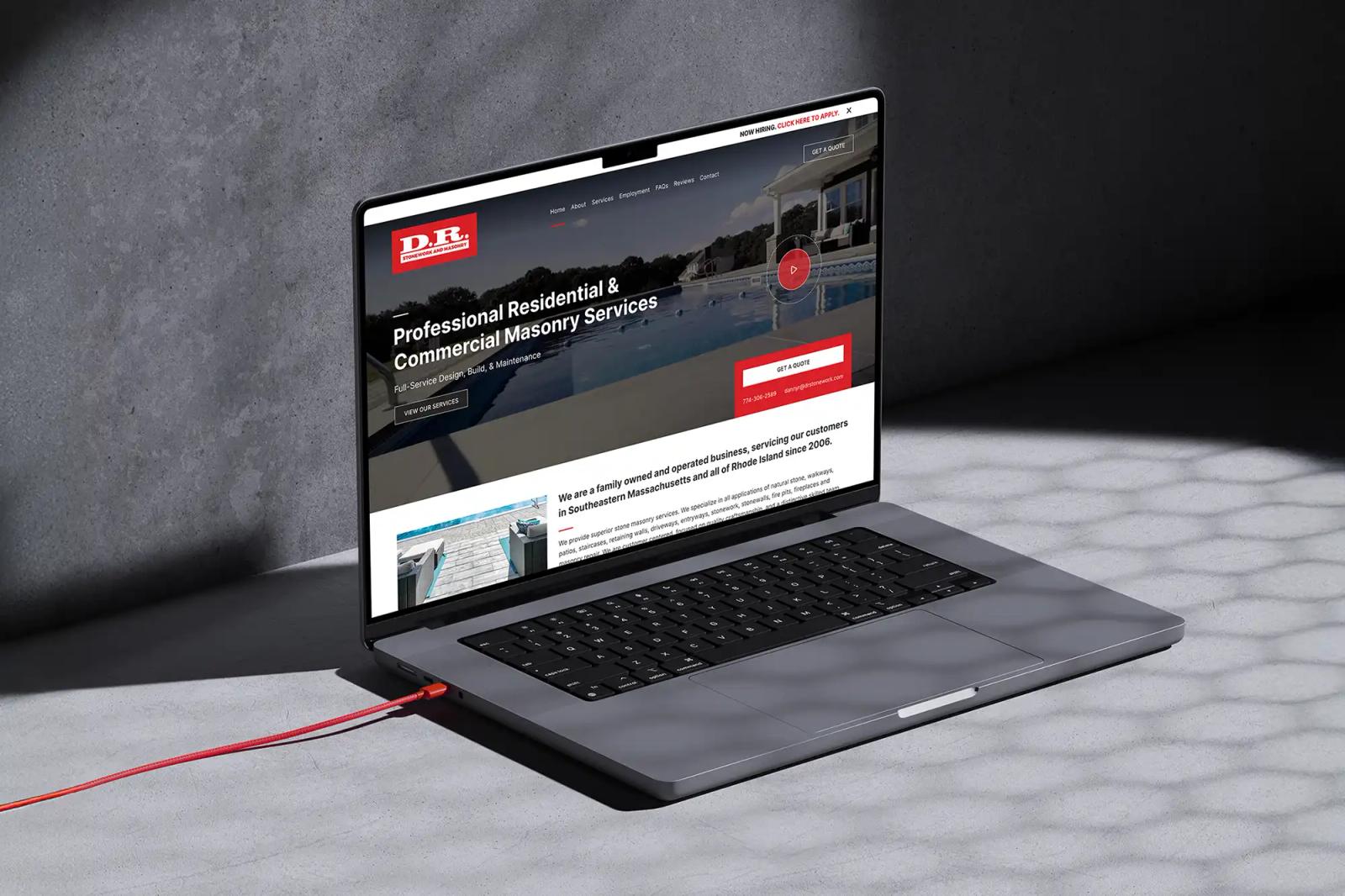 D.R. Stonework website