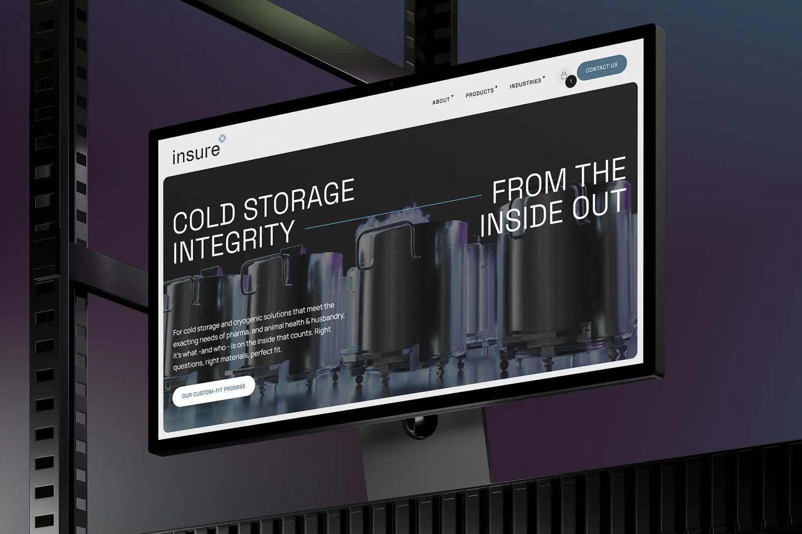 Insure Cryo website