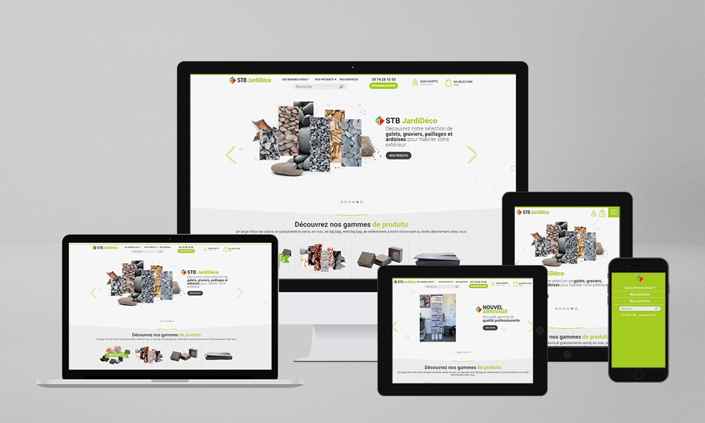 Site E-commerce pour magasin de Bricolage — E-commerce réalisé par Guillaume Lebegue