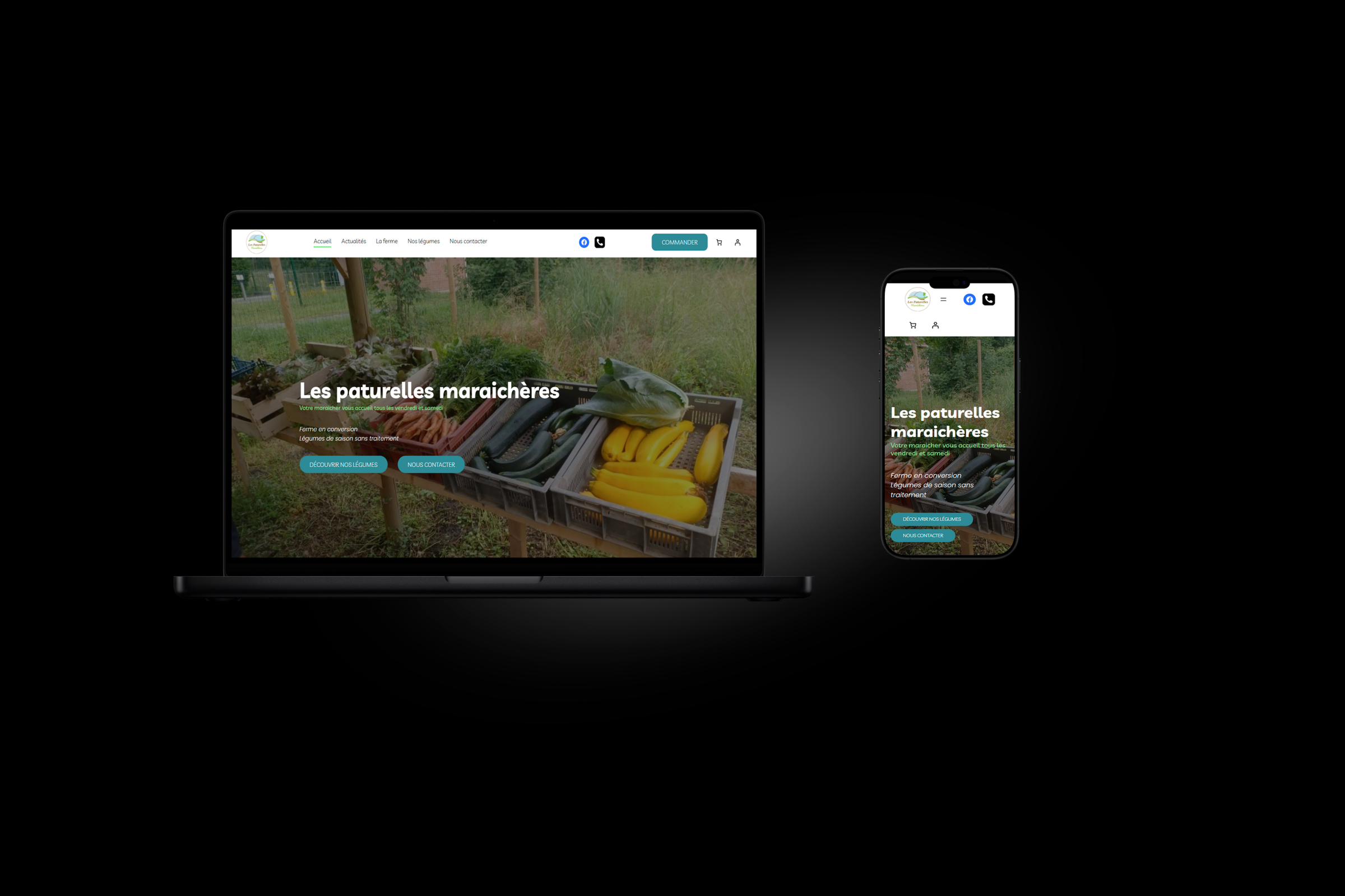 Site E-commerce pour agriculteur — E-commerce réalisé par Guillaume Lebegue