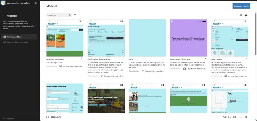 Site E-commerce pour agriculteur — vue 2