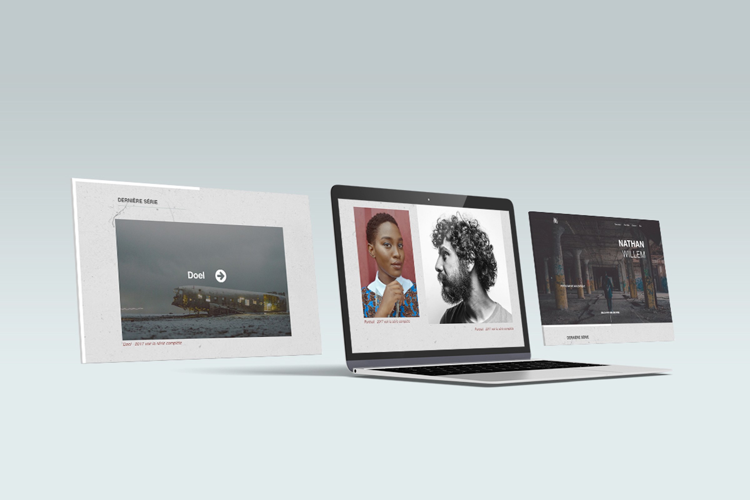 Portfolio de Photographe — Site vitrine réalisé par Guillaume Lebegue