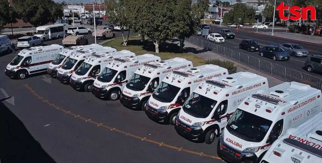 TSN Vans flota de ambulancias oficiales