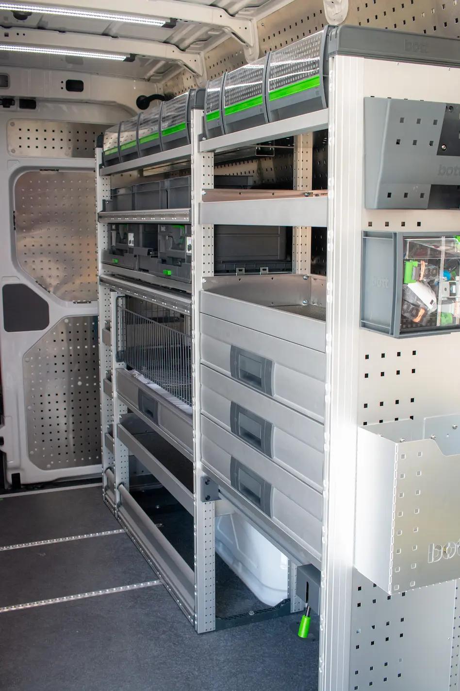 TSN Vans almacenamiento modular BottBox