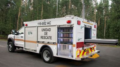Unidad equipada para rescate
