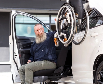 Vehicle with Chair Topper