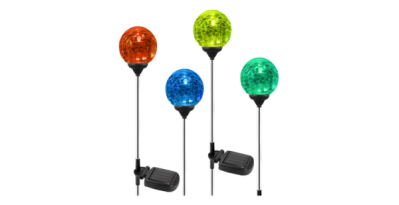 OxyLED Solar Garden Colour Changing Globe Lights