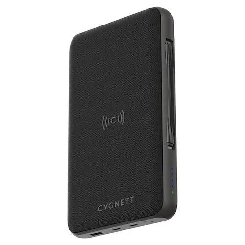 Cygnett ChargeUp Edge+ 27K USB-C Laptop & Wireless Power Bank