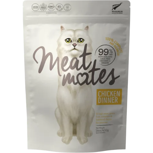 Meat Mates Dinner Grain-Free Freeze Dried Cat Food