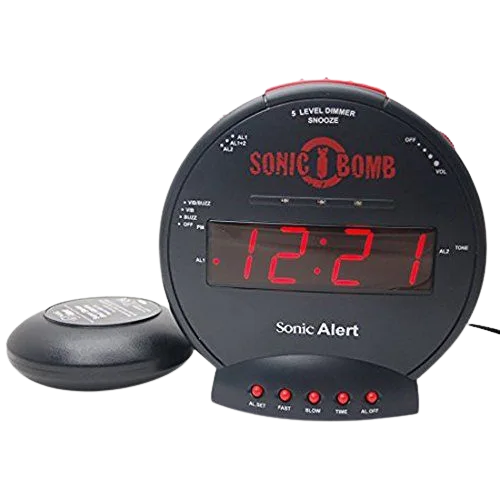 Sonic Alert SBB500SS Sonic Bomb Alarm Clock