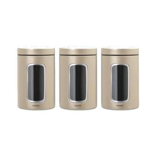 Brabantia Window Canister 3 Piece Set