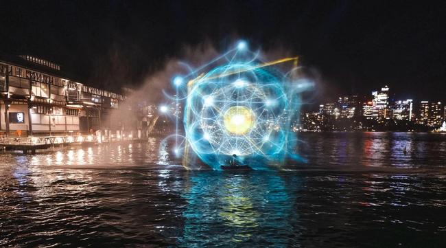 Vivid Sydney Walsh Bay Monad