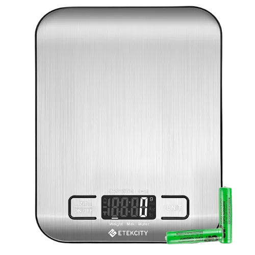 Etekcity Food Digital Kitchen Weight Scales EK6015 Backlit Stainless Steel