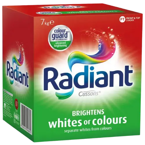 Radiant Front and Top Loader Whites & Colours Laundry Powder