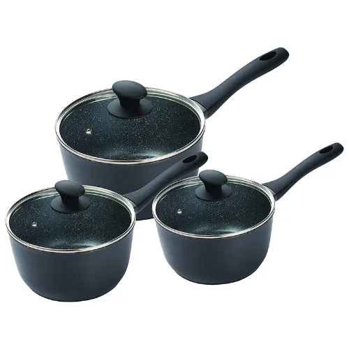 Pyrolux Pyrostone 3-piece Saucepan Set