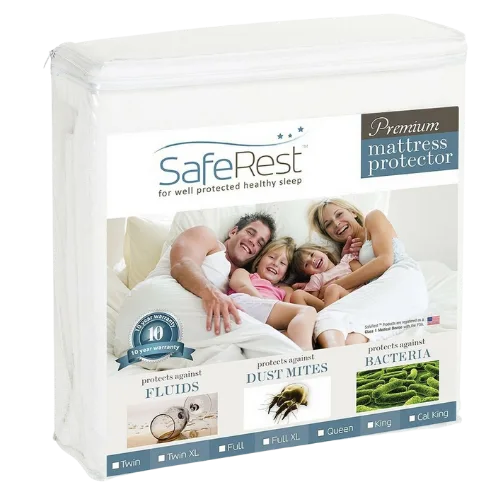 SafeRest Premium Hypoallergenic Waterproof Mattress Protector