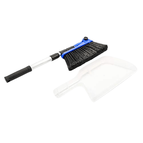Camco Adjustable Broom and Dustpan