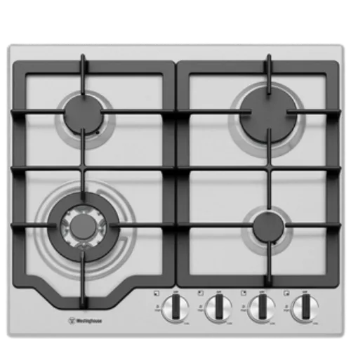 Westinghouse WHG644SC 60cm 4 Burner Stainless Steel Gas Cooktop