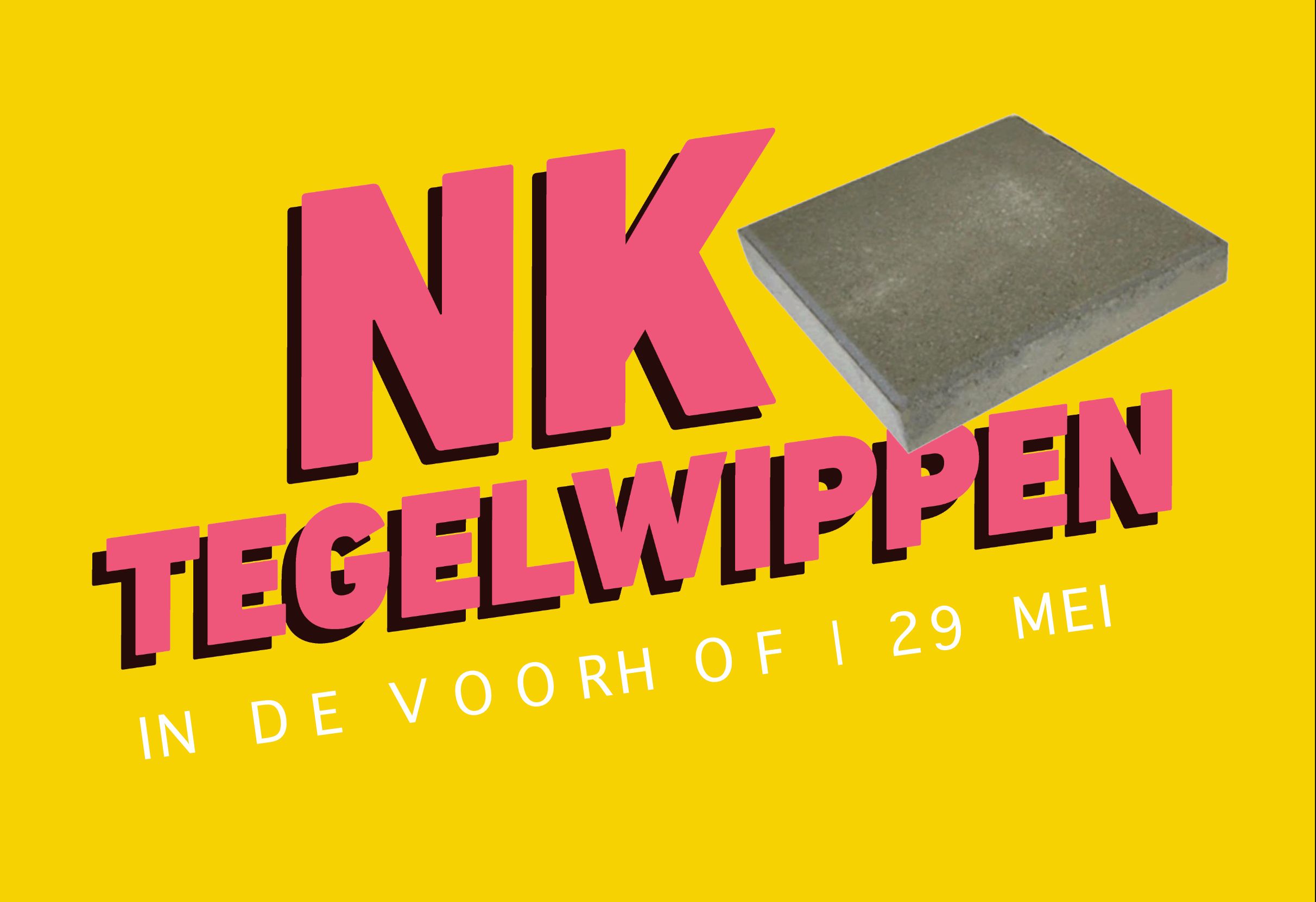 NK tegelwippen in de Voorhof