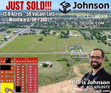 Prime 13.8 Acres – 59 Vacant Lots, Woodward, OK 73801