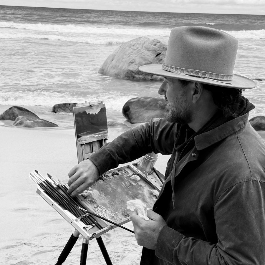 Portrait of artist Jeremy Lipking