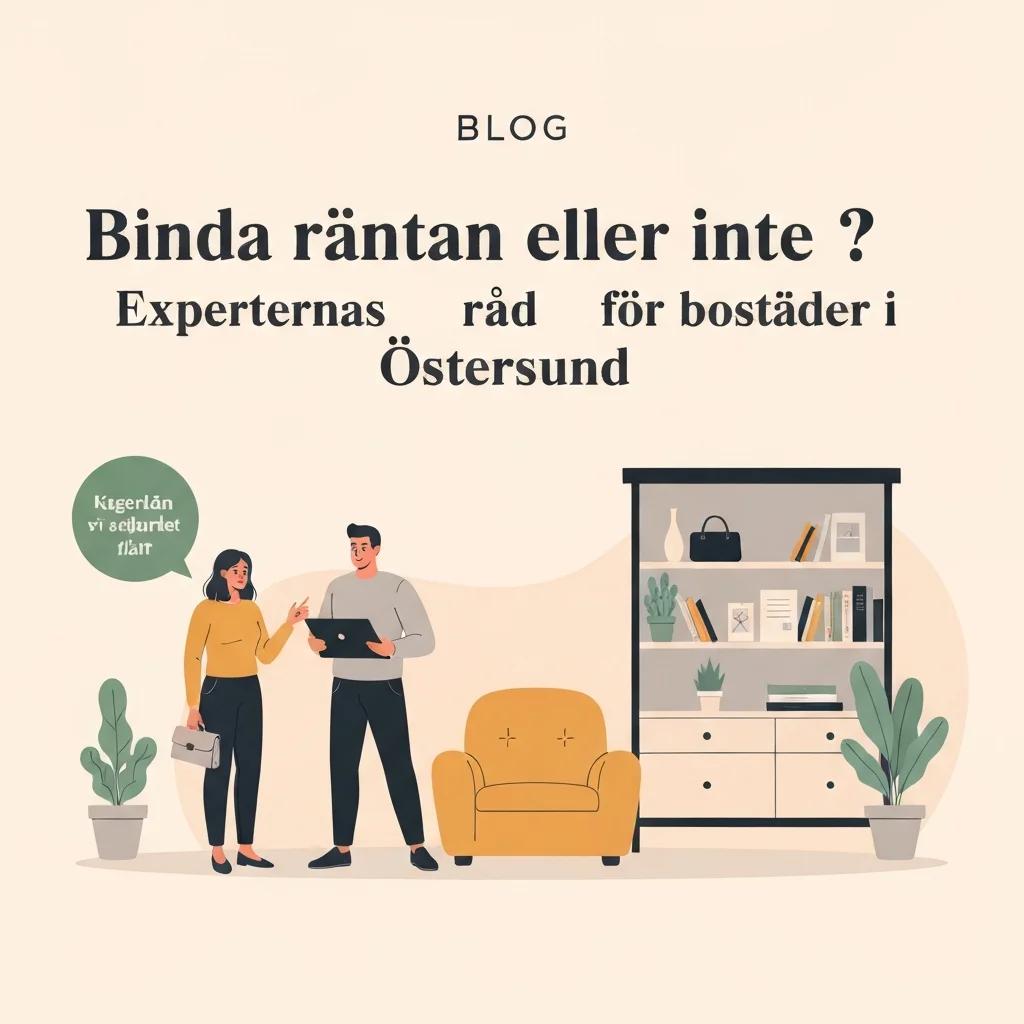 Should You Fix Your Mortgage Rate or Not? Experts' Advice for Housing in Östersund, Sweden