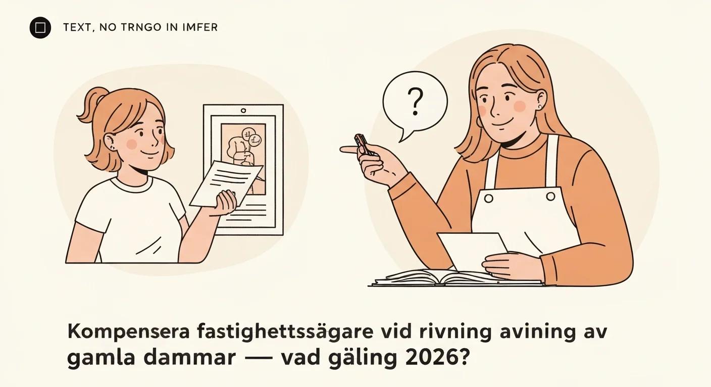 Kompensera fastighetsägare vid rivning av gamla dammar – vad gäller 2026?