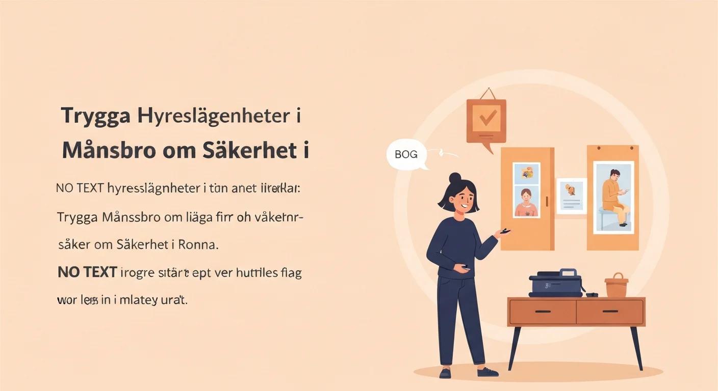 Safe Rental Apartments in Stockholm: Månsbro on Security in Ronna, Sweden