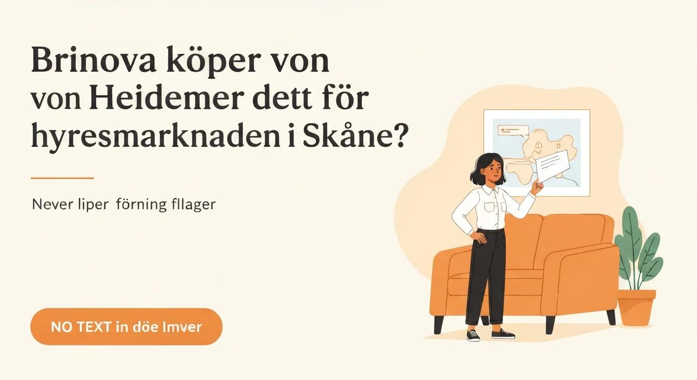 Brinova Buys von Heideman from HSB: What Does It Mean for Sweden's Rental Market in Skåne?