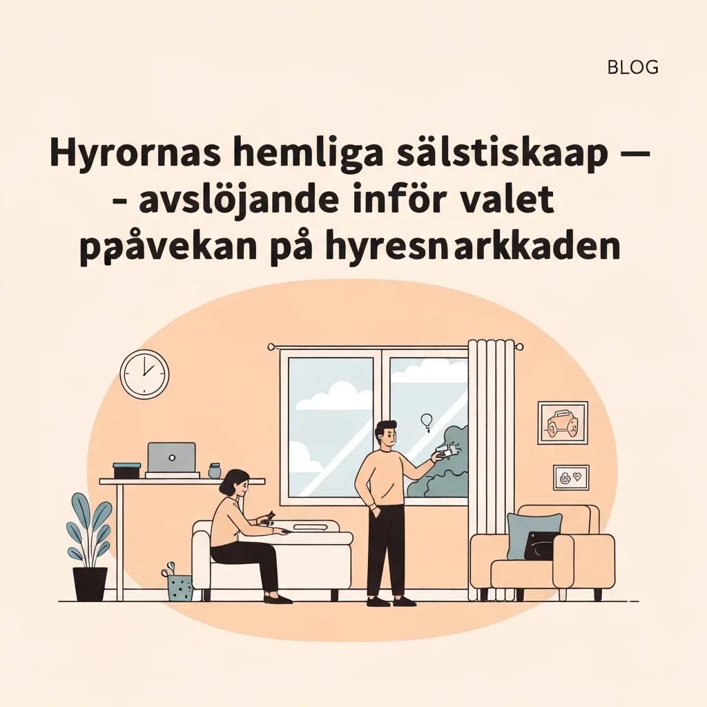 Sweden's Secret Society of Rents – Election Revelations and Impact on the Rental Market