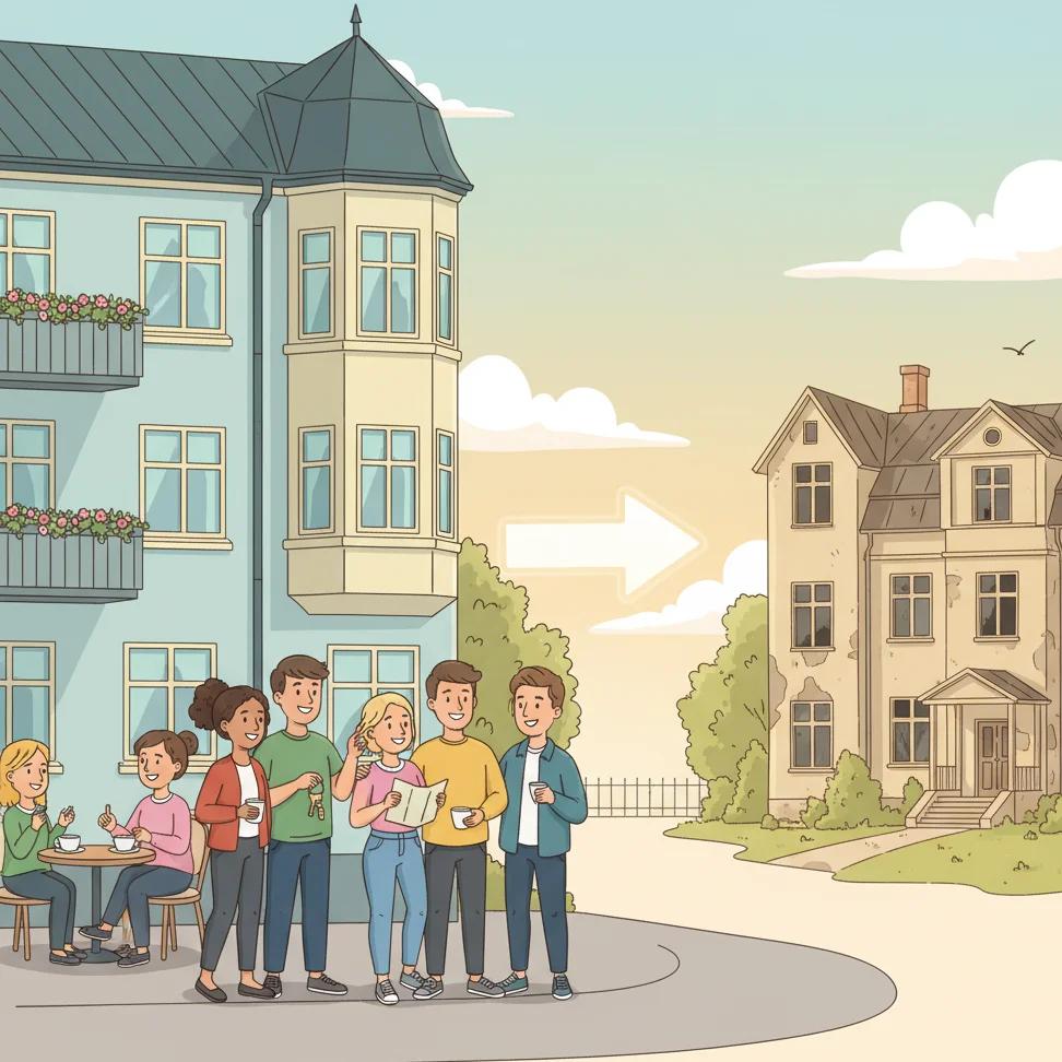 Dilapidated Luxury Homes on Luxury Street: Why Renting in Helsingborg, Sweden is Safer