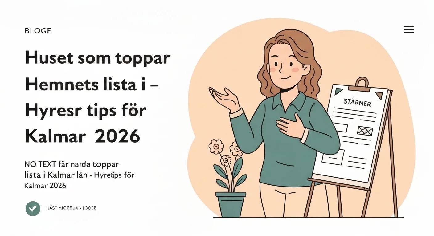 Huset som toppar Hemnets lista i Kalmar län – Hyres tips för Kalmar 2026