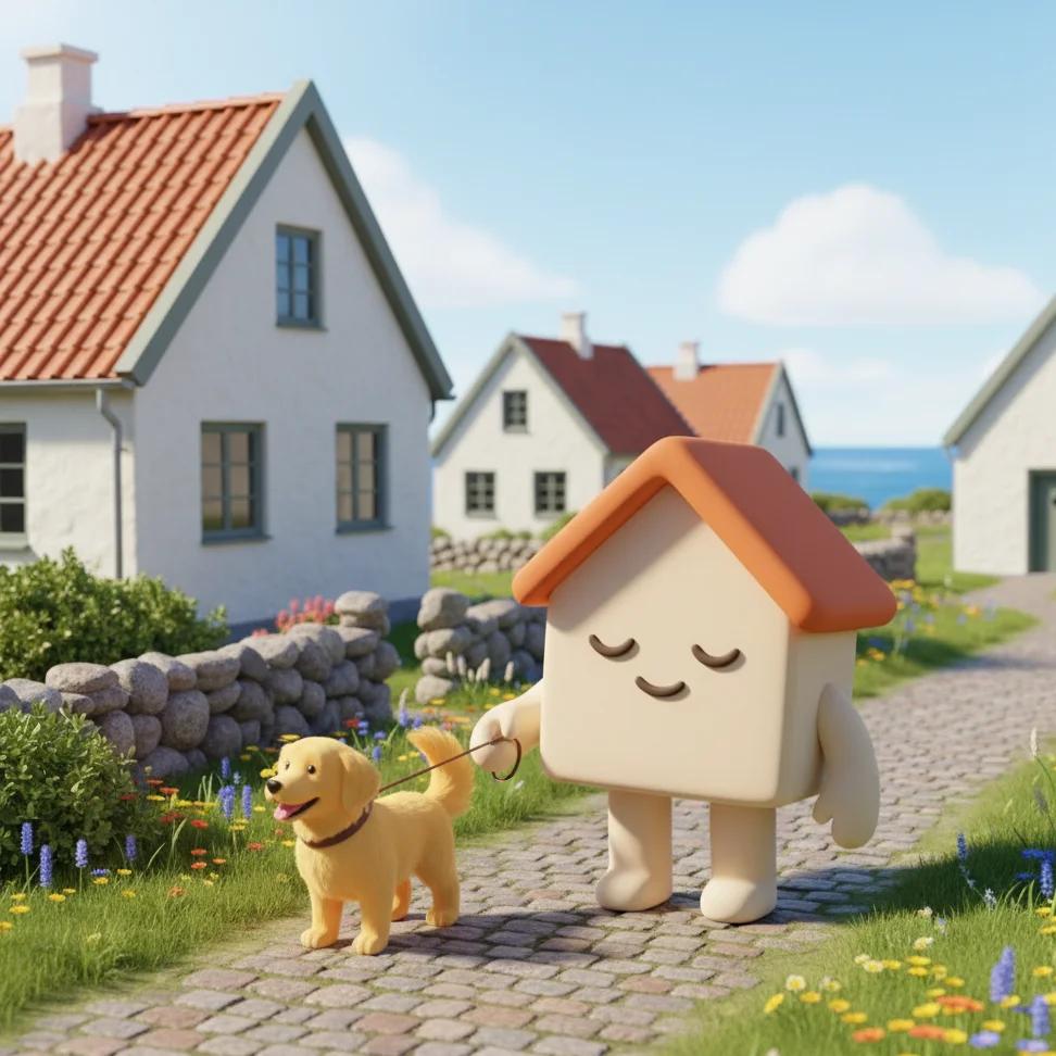 Renting a House with Your Dog on Gotland, Sweden: Rules, Rights, and Available Properties