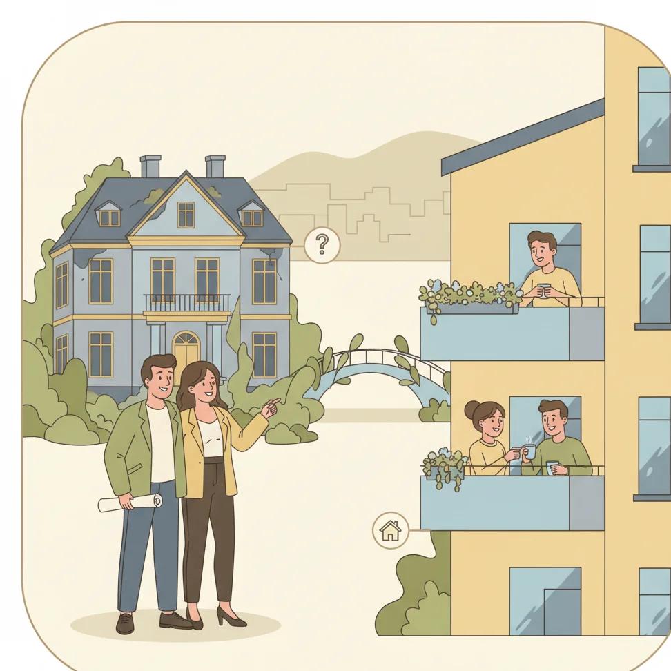 Förfallna lyxhus på lyxgatan: Riskerna med fastighetsköp och fördelarna med hyra i Borås