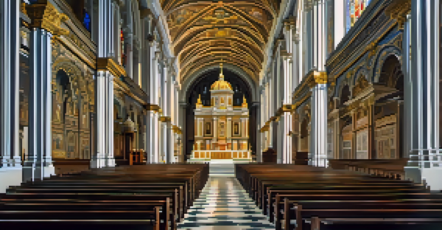 The interior of the Church of São Francisco in Salvador, displaying exquisite baroque woodwork and artwork.