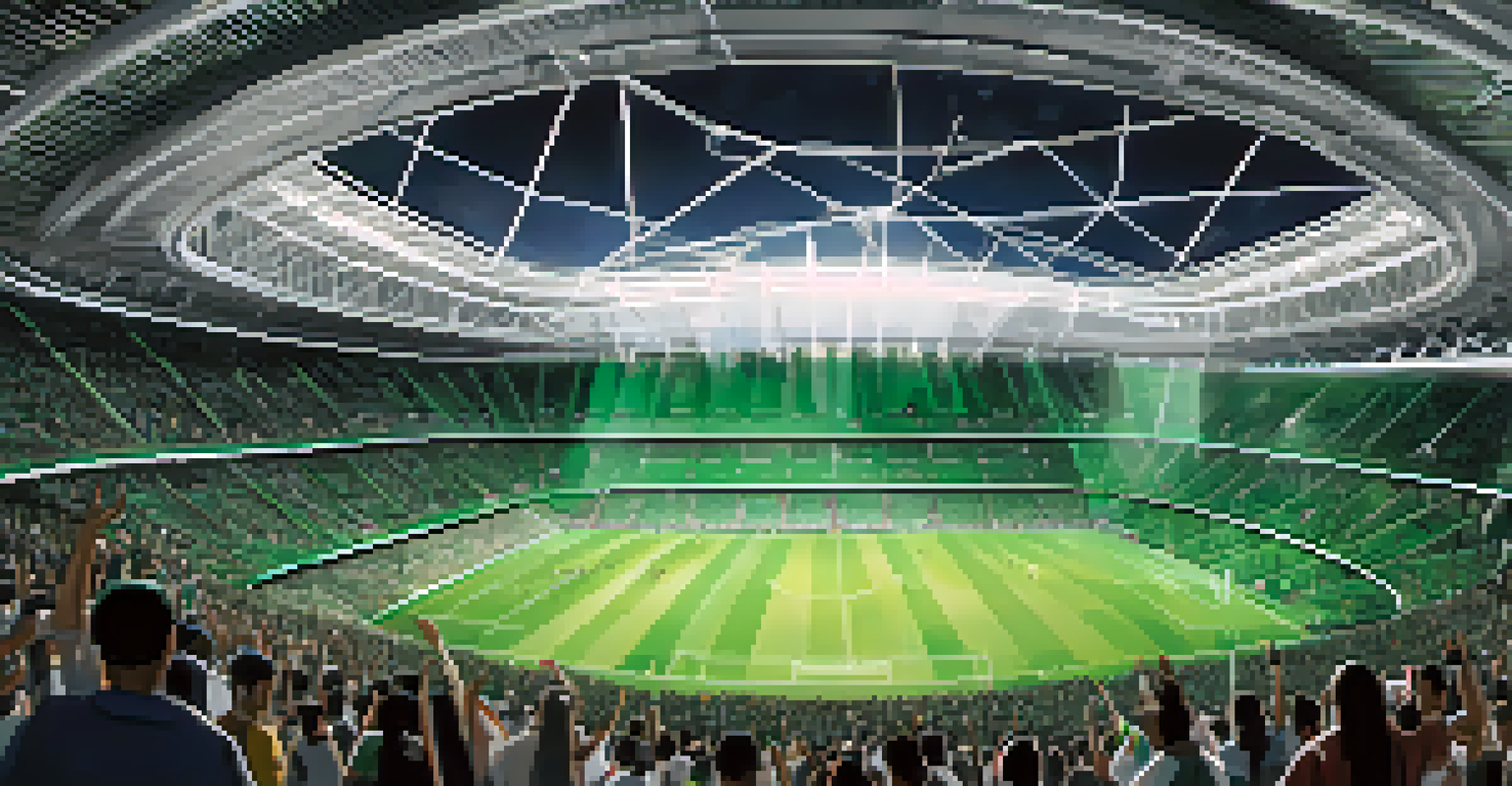 Allianz Parque stadium with its transparent roof and enthusiastic fans during a football match.