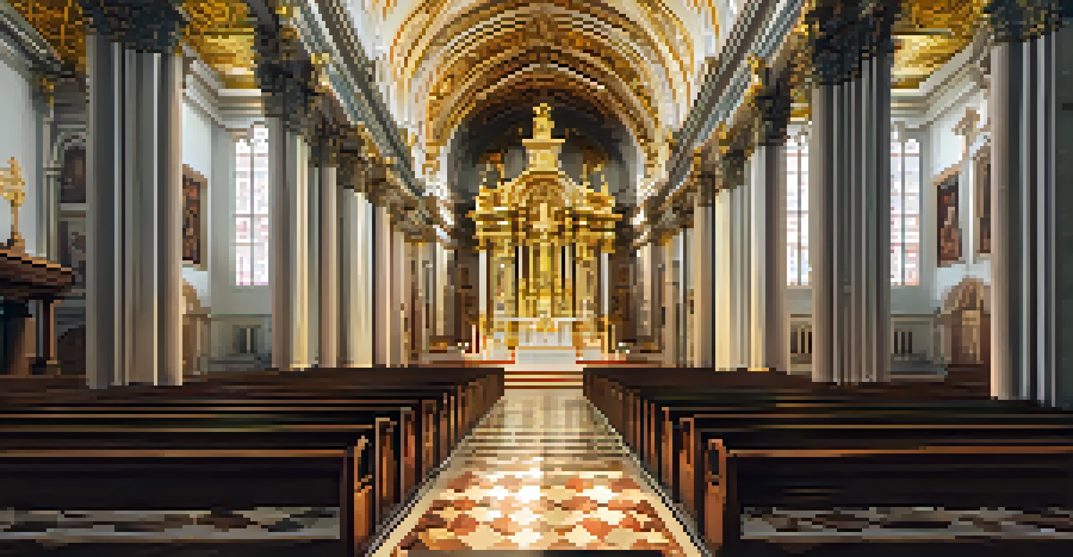 The ornate interior of the Church of São Francisco in Salvador, featuring intricate carvings and gold leaf details.