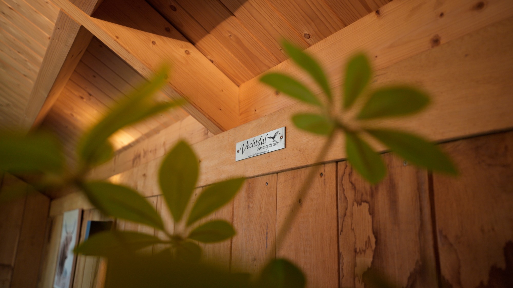 Vechtdal plaatje in veranda