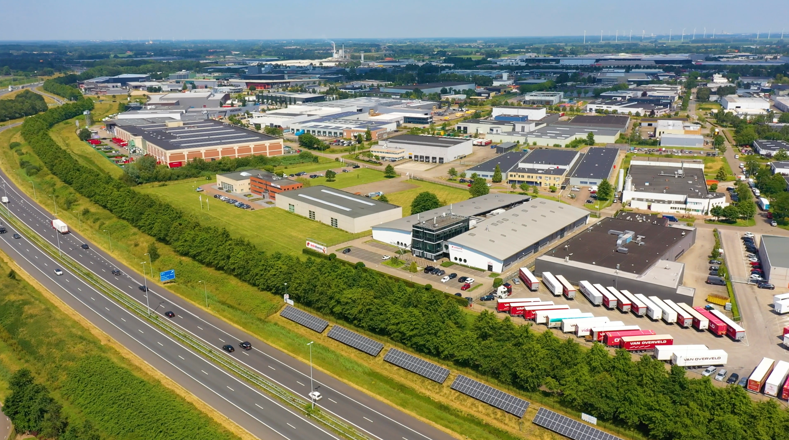 Droneshot bedrijfspand