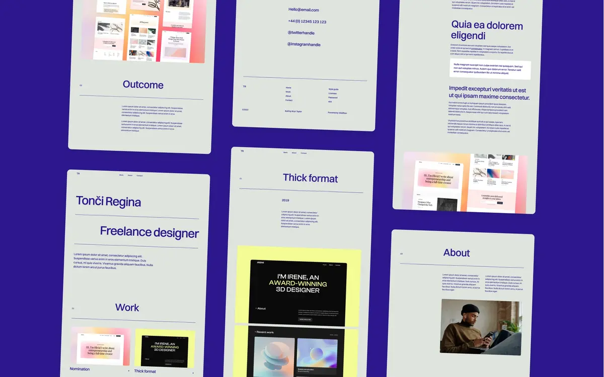 Accent Webflow template screenshot 5