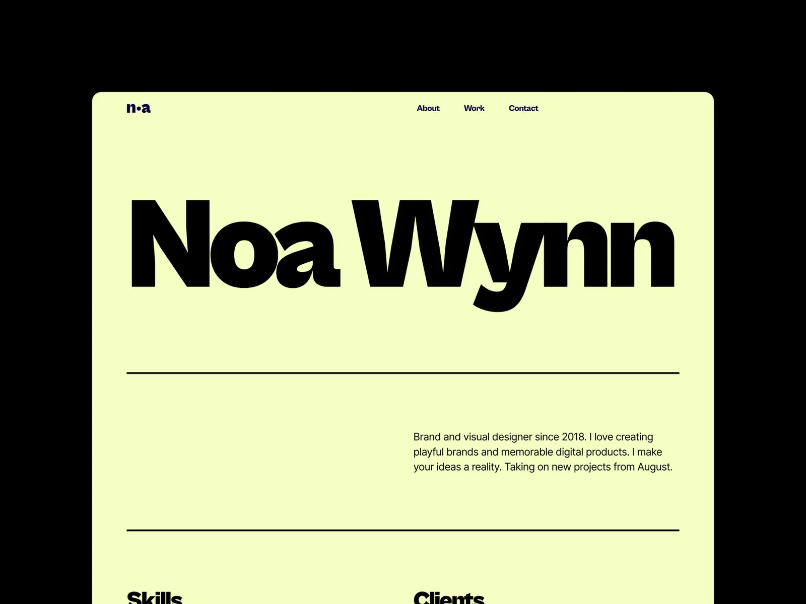 Wynn Framer template