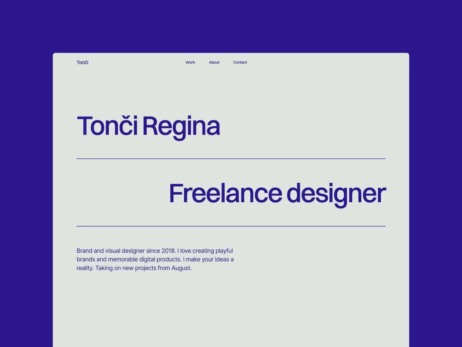 Accent · Portfolio Framer Template · Bryn Taylor