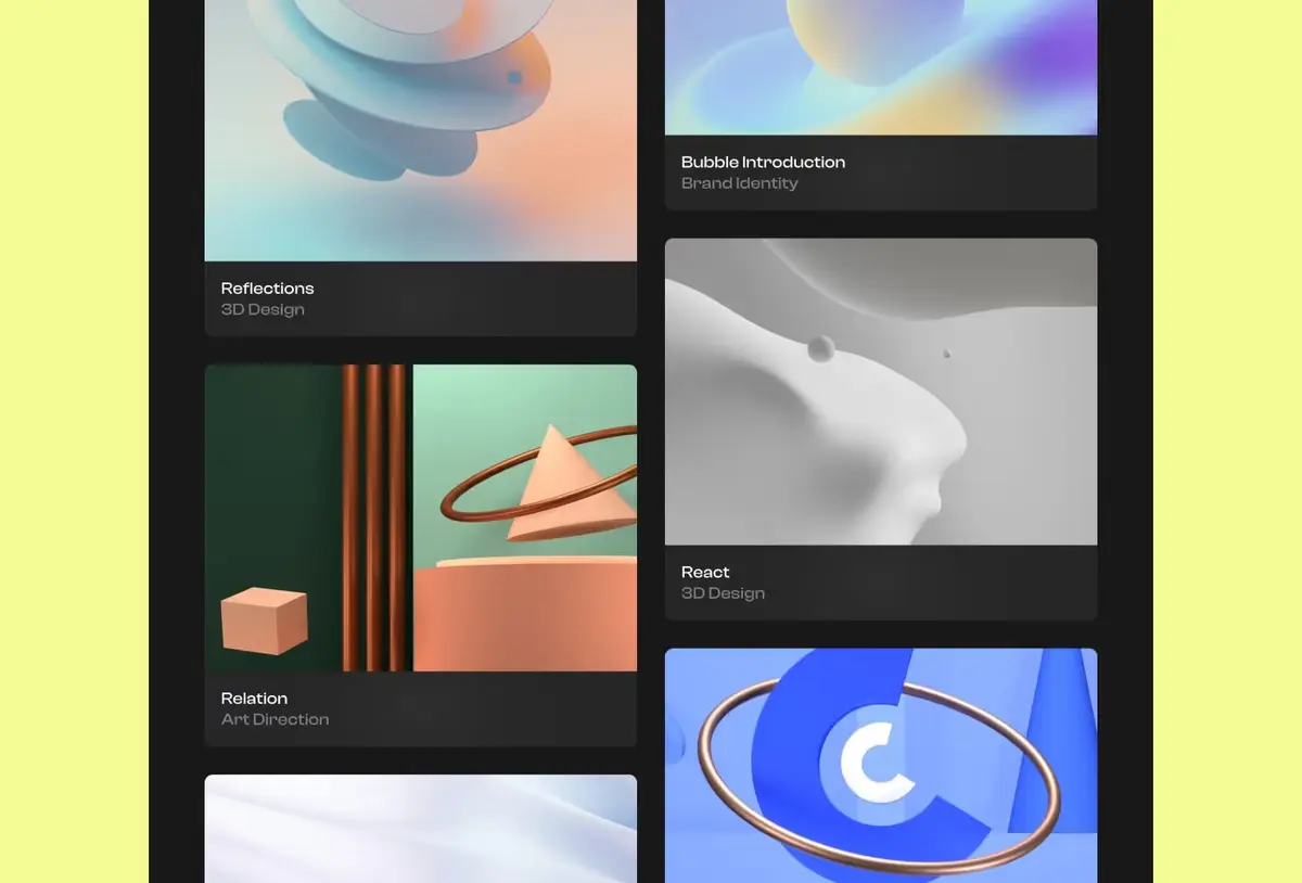 Irene Framer template screenshot 2