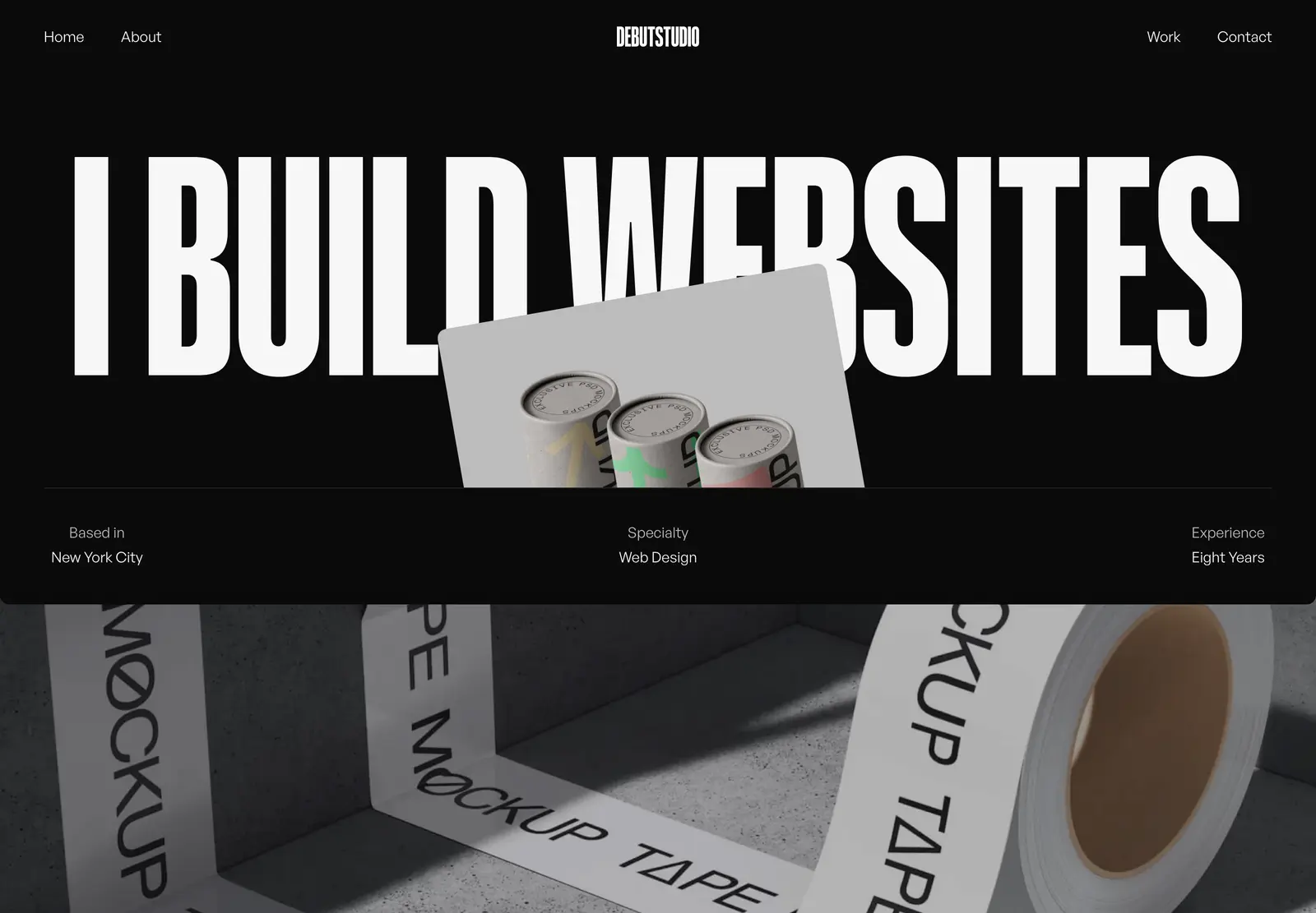 Debut Studio Webflow template