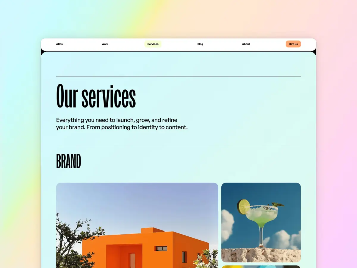 Atlas Studio Framer Template screenshot 3