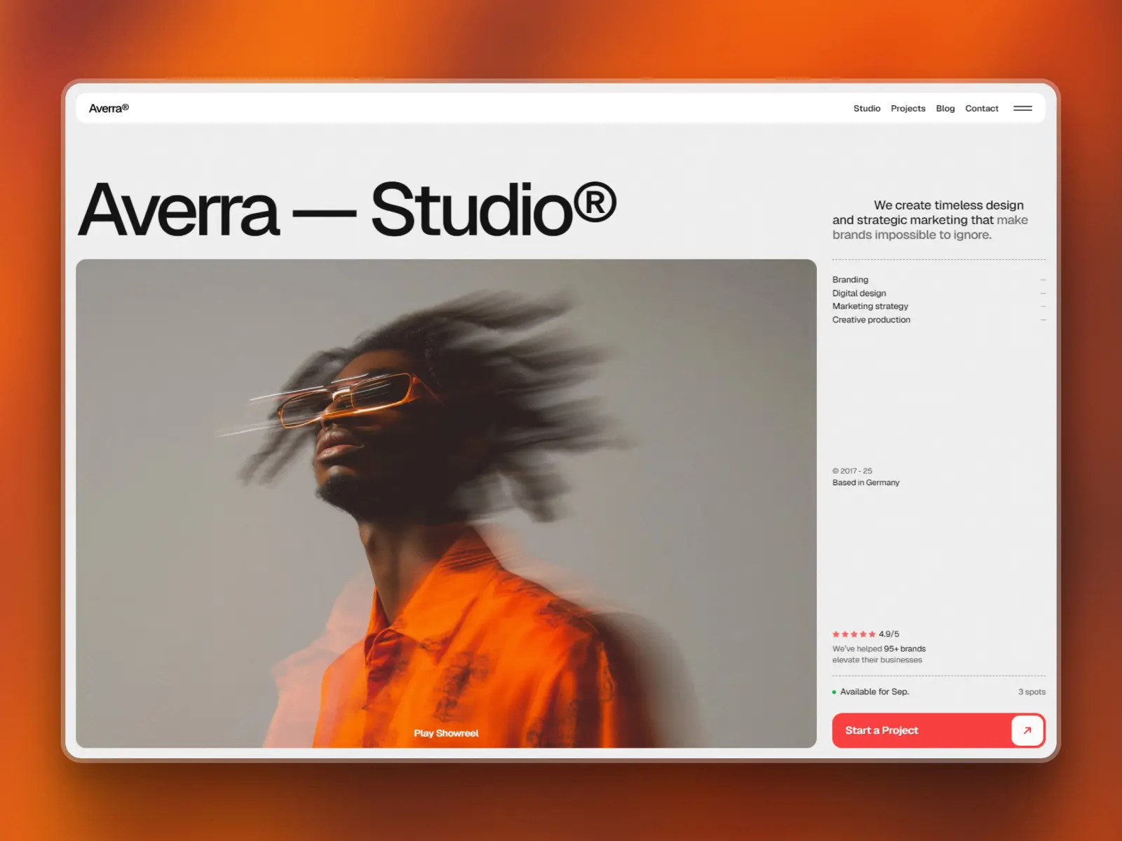 Averra Framer template