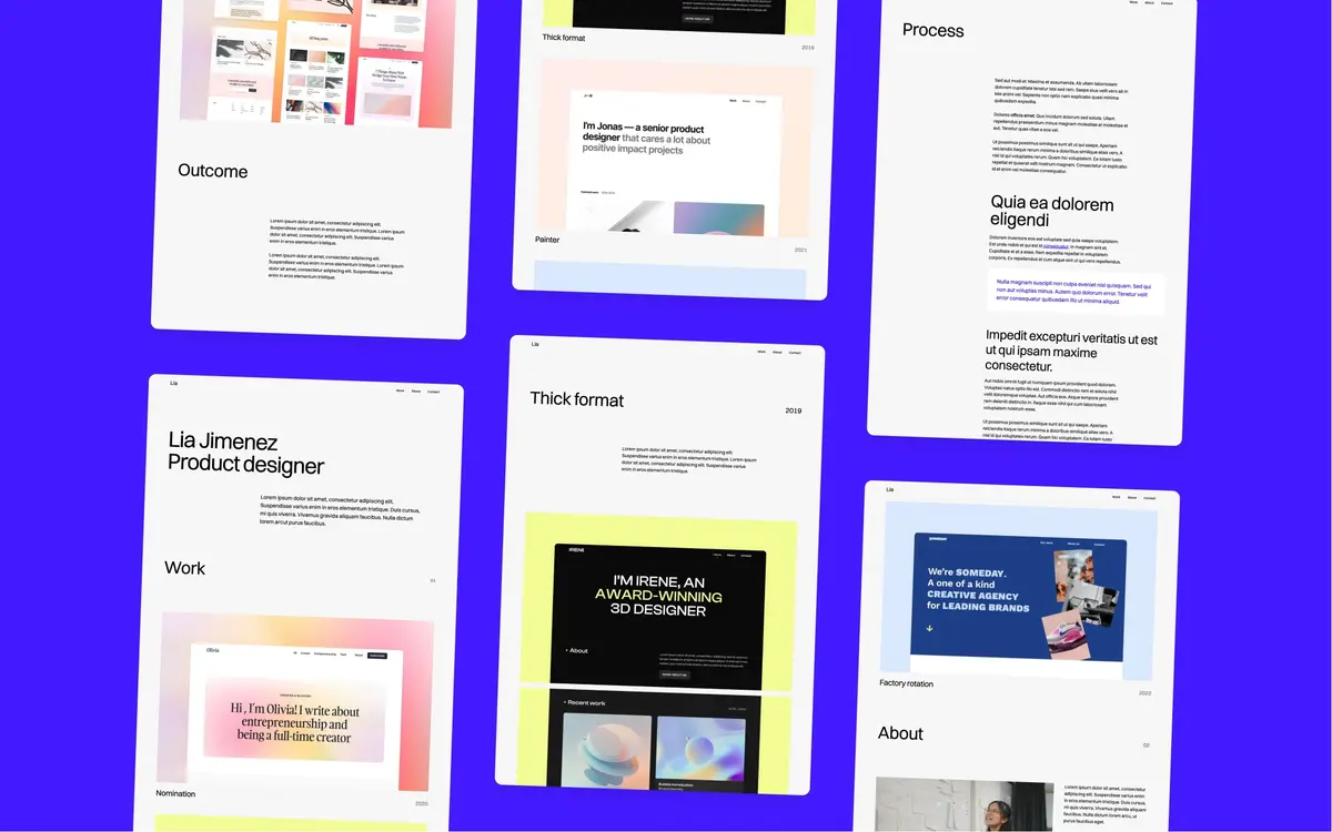 Format Webflow template screenshot 5