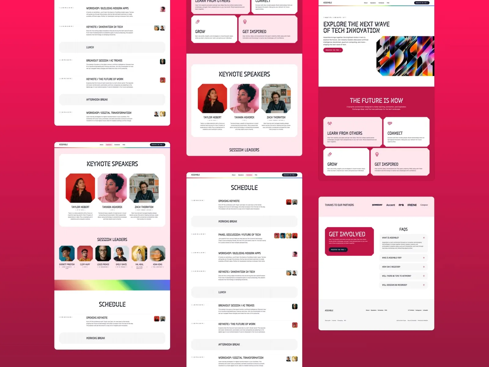 Assemble Framer template by Bryn Taylor