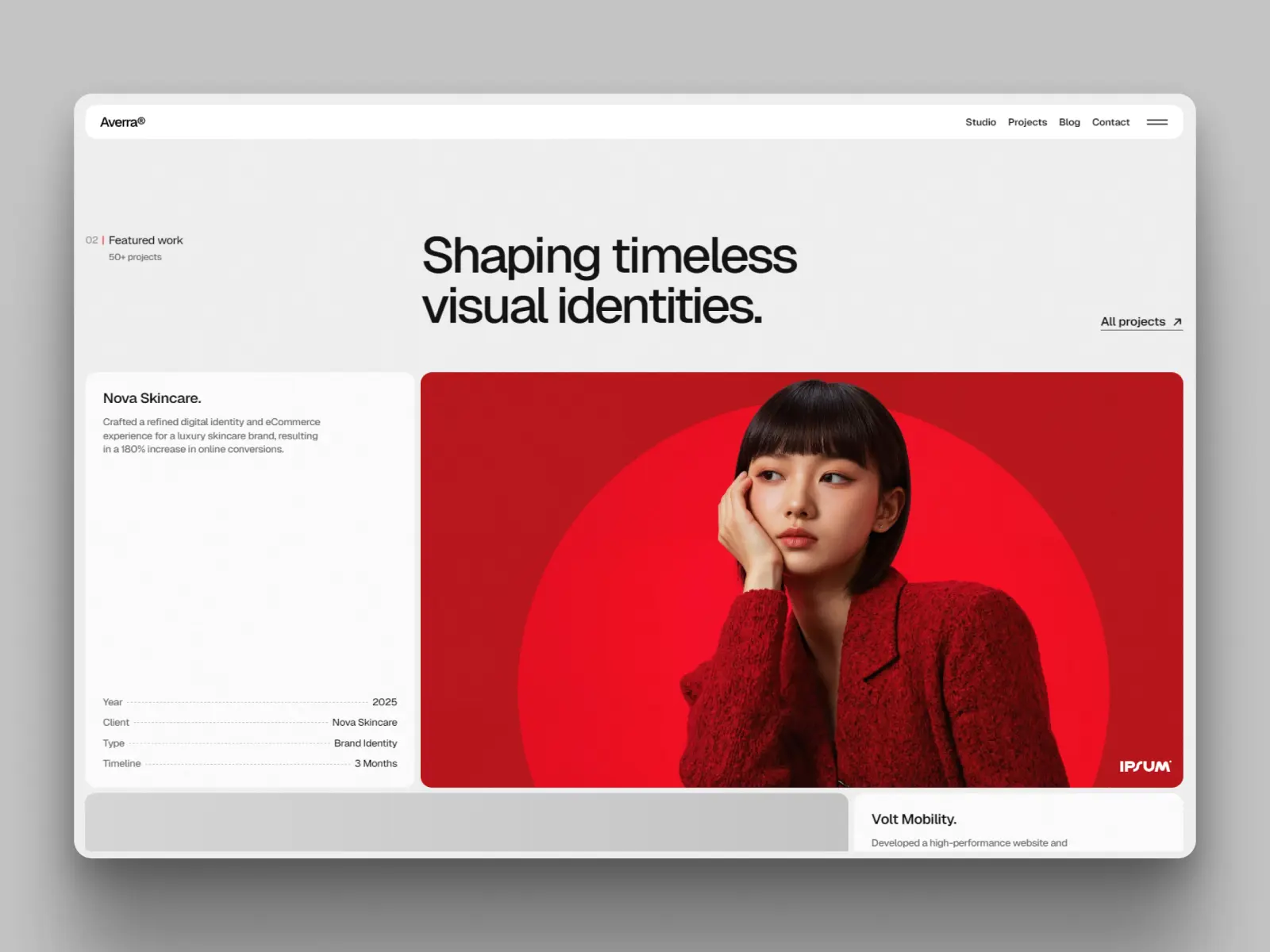 Averra Framer template